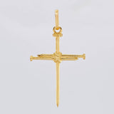 Dije Cruz Clavo 0.95 g / 3.2 cm Oro Amarillo 18K