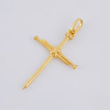 Dije Cruz Clavo 0.95 g / 3.2 cm Oro Amarillo 18K