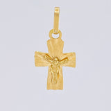 Dije Cruz Cristo 0.55 g / 1.8 cm Oro Amarillo 18K