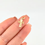 Dije Cruz Cristo 0.55 g / 1.8 cm Oro Amarillo 18K