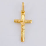 Dije Cruz Cristo 0.9 g / 2.6 cm Oro Amarillo 18K