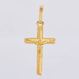 Dije Cruz Cristo 0.9 g / 2.6 cm Oro Amarillo 18K