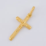 Dije Cruz Cristo 0.9 g / 2.6 cm Oro Amarillo 18K