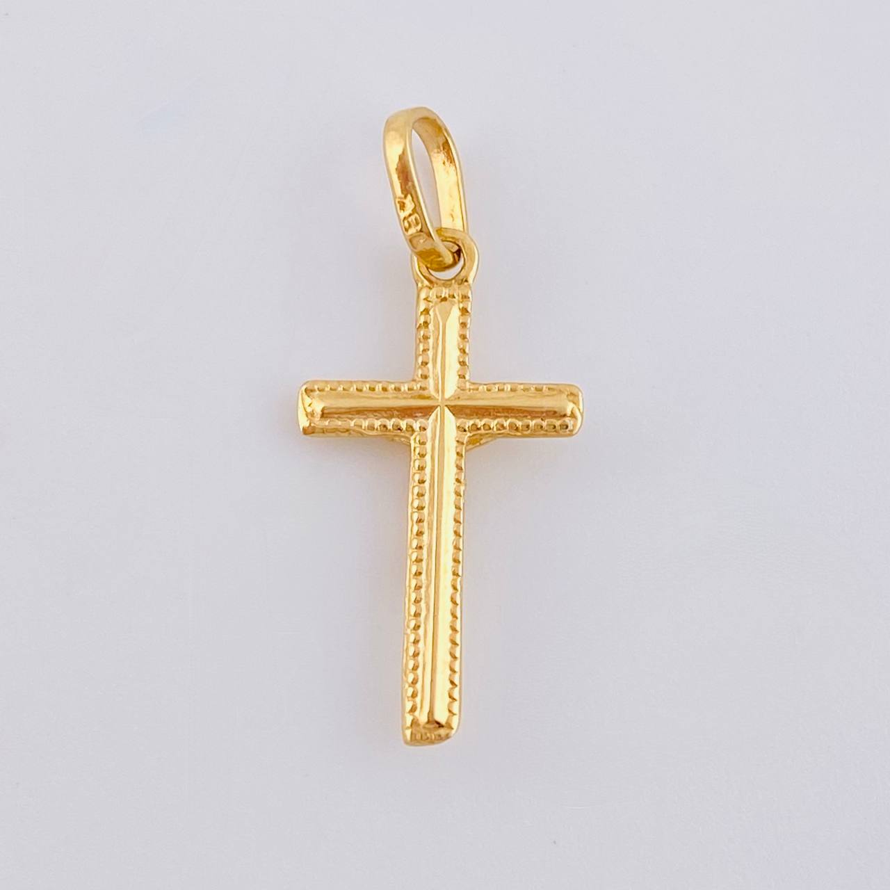 Dije Cruz Cristo 0.9 g / 2.6 cm Oro Amarillo 18K