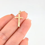 Dije Cruz Cristo 0.9 g / 2.6 cm Oro Amarillo 18K