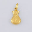 Dije Bolsa Dinero 0.6 g / 2 cm Oro Amarillo 18K