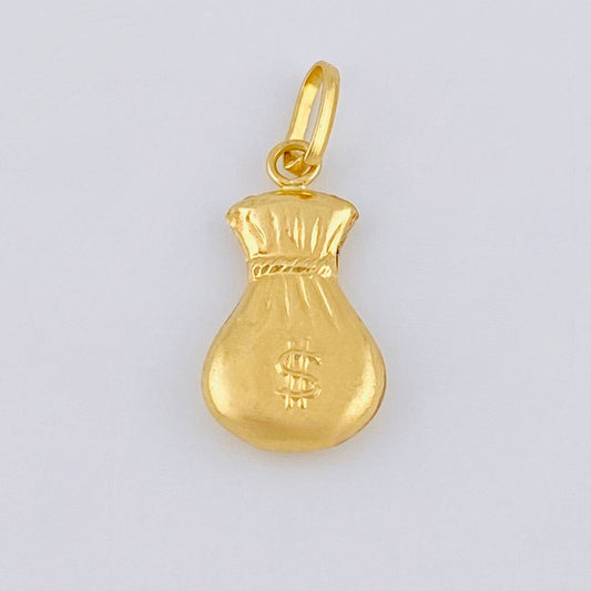 Dije Bolsa Dinero 0.6 g / 2 cm Oro Amarillo 18K
