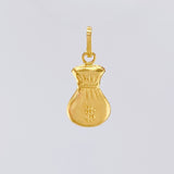 Dije Bolsa Dinero 0.6 g / 2 cm Oro Amarillo 18K