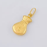 Dije Bolsa Dinero 0.6 g / 2 cm Oro Amarillo 18K