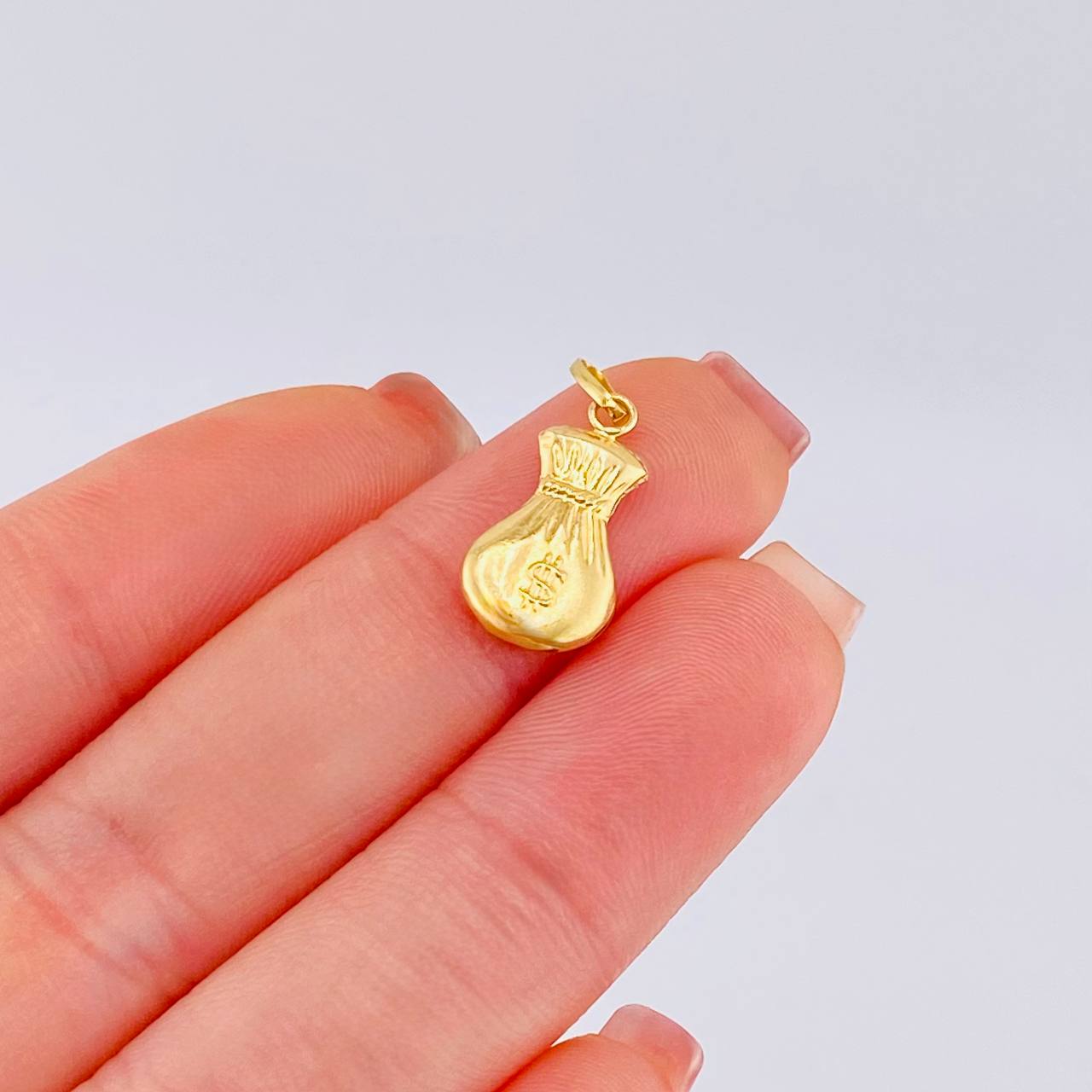 Dije Bolsa Dinero 0.6 g / 2 cm Oro Amarillo 18K