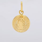 Dije San Benito 0.6 g / 1.9 cm Oro Amarillo 18K