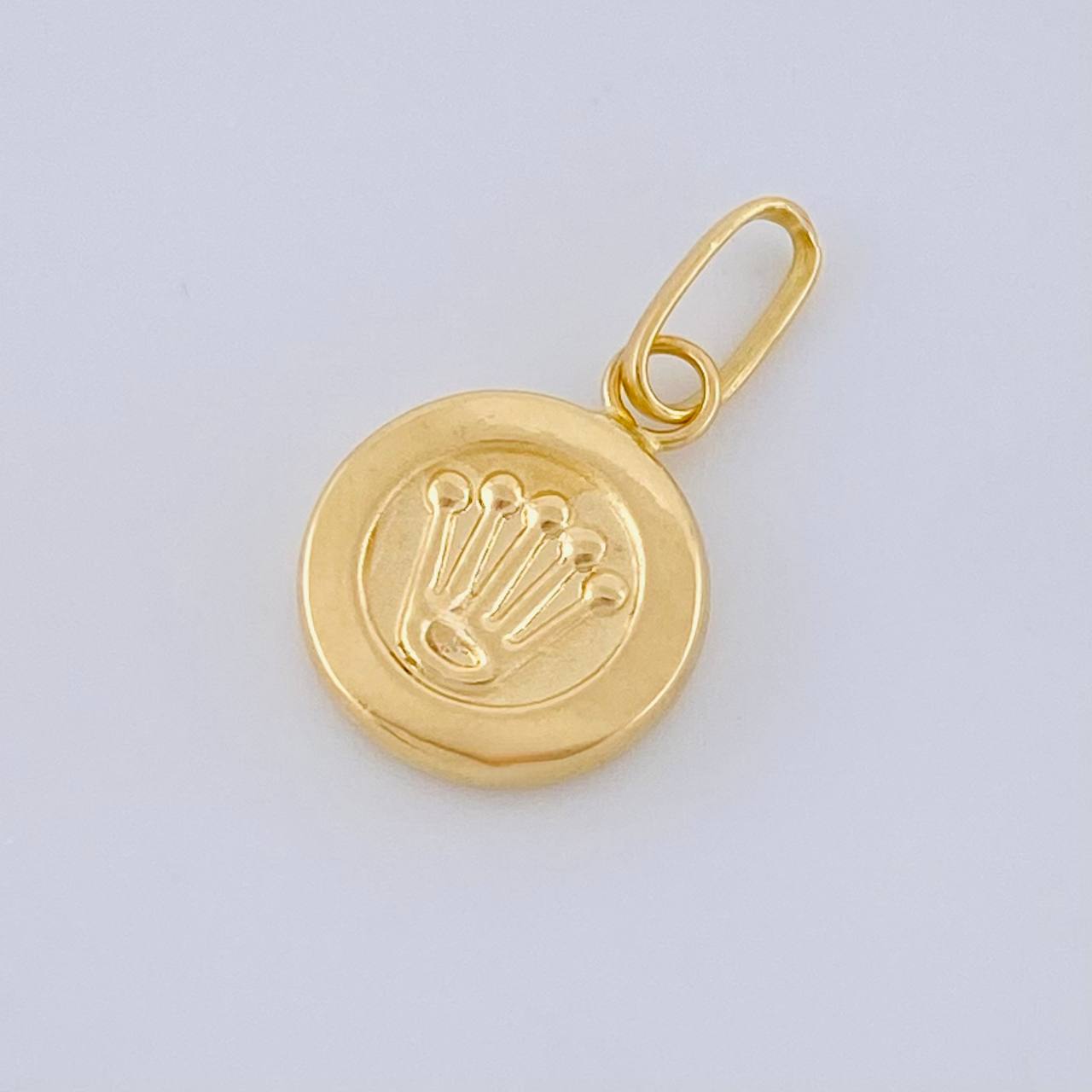 Dije Corona 0.8 g / 2.2 cm Oro Amarillo 18K
