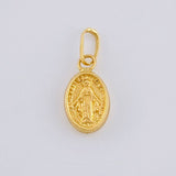 Dije Virgen Milagrosa 0.35 g / 1.4 cm Oro Amarillo 18K