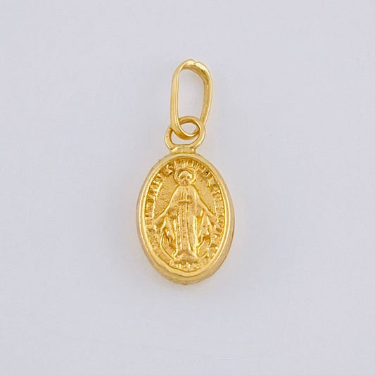 Dije Virgen Milagrosa 0.3 g / 1.4 cm Oro Amarillo 18K