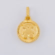 Dije Circulo Oso 0.95 g / 2 cm Oro Amarillo 18K