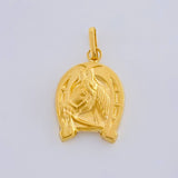 Dije Herradura Caballo 1.15 g / 2.3 cm Oro Amarillo 18K