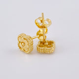 Topos Trebol 1.7 g / 7.8 mm Oro Amarillo 18K