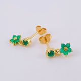 Topos Colgante Esmeralda 30Pts 1.75 g / 1 cm Oro Amarillo 18K