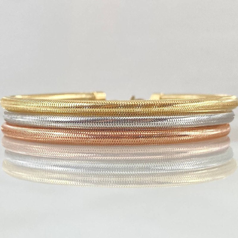 Pulso Flex 5.85gr / 19.5cm-21.5cm / +4 Oro 18K ©