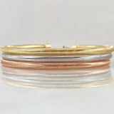 Pulso Flex 5.9gr / 19.5cm-21.5cm / +4 Oro 18K