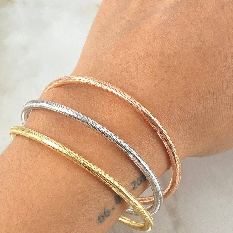 Pulso Flex 5.9gr / 19.5cm-21.5cm / +4 Oro 18K