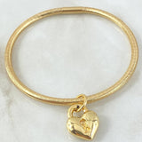 Pulso Flex Corazon 2.5gr / 18cm-20cm / +4 Oro 18K