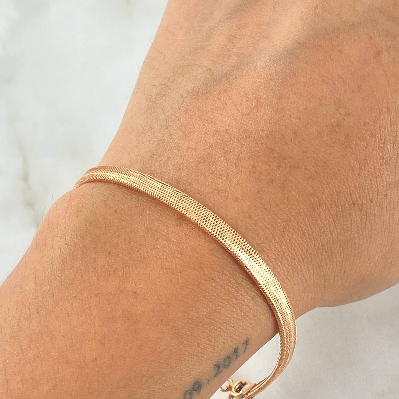 Pulso Flex 2.05gr / 19cm-21cm / +4 Oro 18K