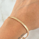 Pulso Flex 2.05gr / 19cm-21cm / +4 Oro 18K