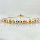 Pulso Bolas Intercaladas 4.95gr / 20cm / +4 Oro 18K