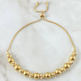 Pulso Bolas Intercaladas 4.8gr / 20cm / +4 Oro 18K