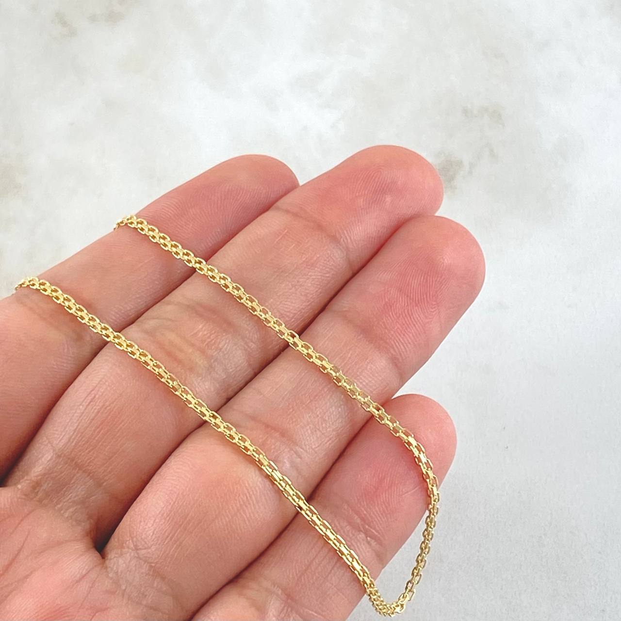 Cadena China 2.5gr / 50cm / +1 Oro 18K -