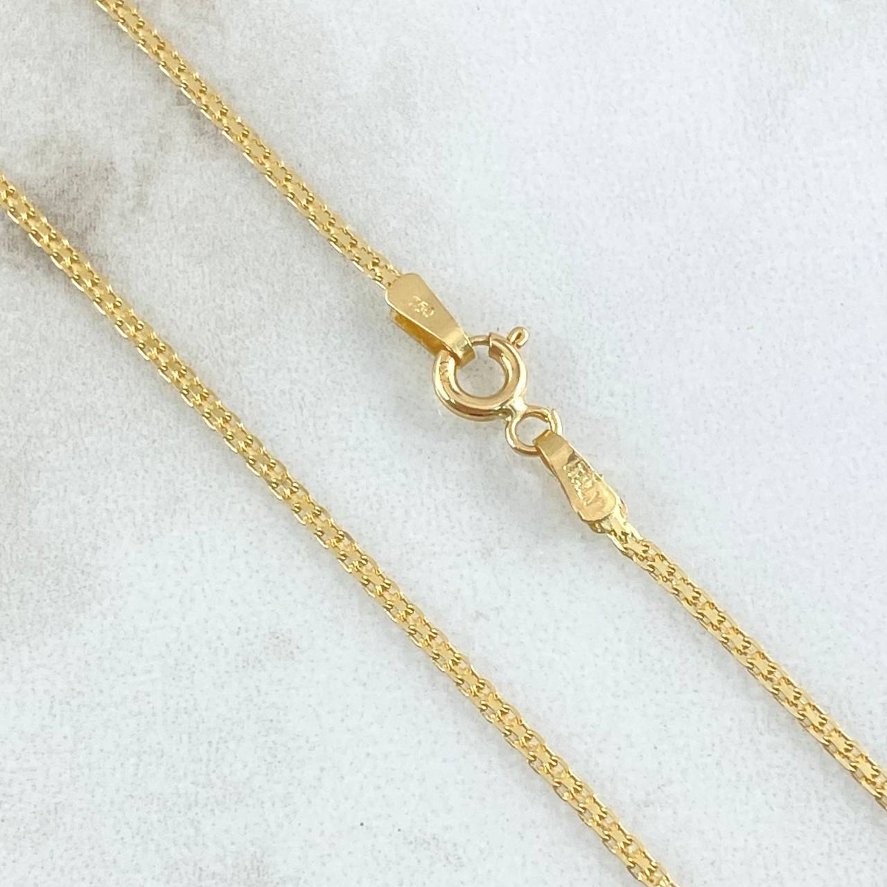 Cadena China 3.3gr / 50cm / +0 Oro 18K -