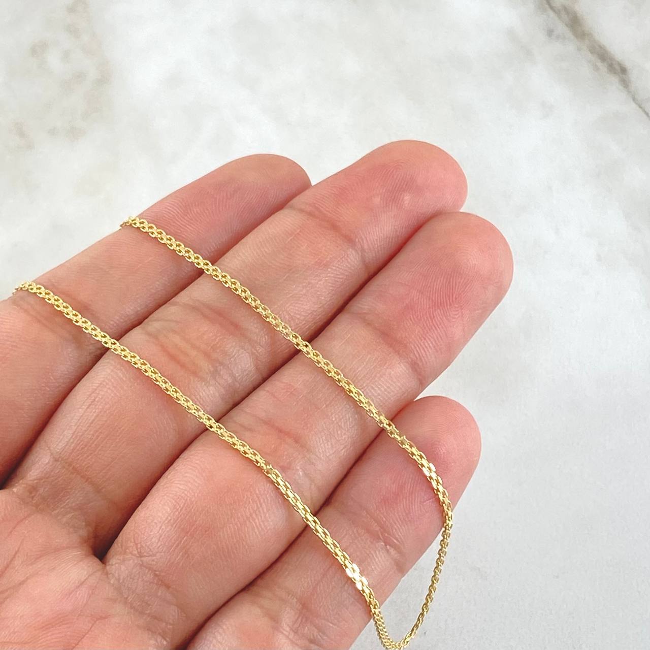 Cadena China 3.3gr / 50cm / +0 Oro 18K -