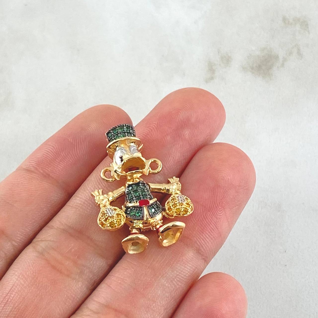 Herraje Pato 5.75gr / 2.5cm / Oro 18K