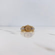 Anillo Correa Corona RX 4.4gr / T7 / Circones Blancos Dos Oros Amarillo Blanco 18K &