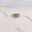 Anillo Correa Corona RX 3.65gr / T6 / Circones Blancos Oro Amarillo 18K &