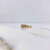 Anillo Tupido 2.1gr / T6 1/4 / Circones Colores Oro Amarillo 18K &