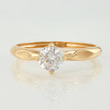 Anillo Solitario 1.25gr / T6 3/4 / Oro Amarillo 18K