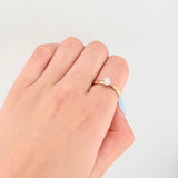 Anillo Solitario 1.25gr / T6 3/4 / Oro Amarillo 18K