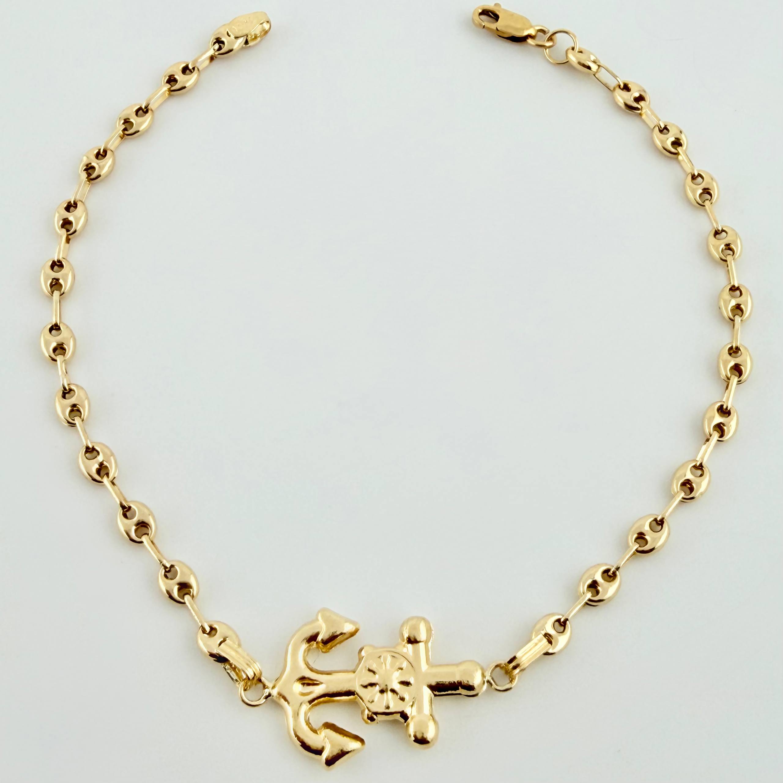 Pulso GC Herraje Ancla 2.7gr / 18.5cm / 3.2mm Oro Amarillo 18K ©
