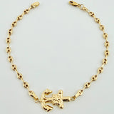 Pulso GC Herraje Ancla 2.7gr / 18.5cm / 3.2mm Oro Amarillo 18K ©