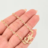 Pulso GC Herraje Ancla 2.65gr / 17cm / 3.2mm Oro Amarillo 18K