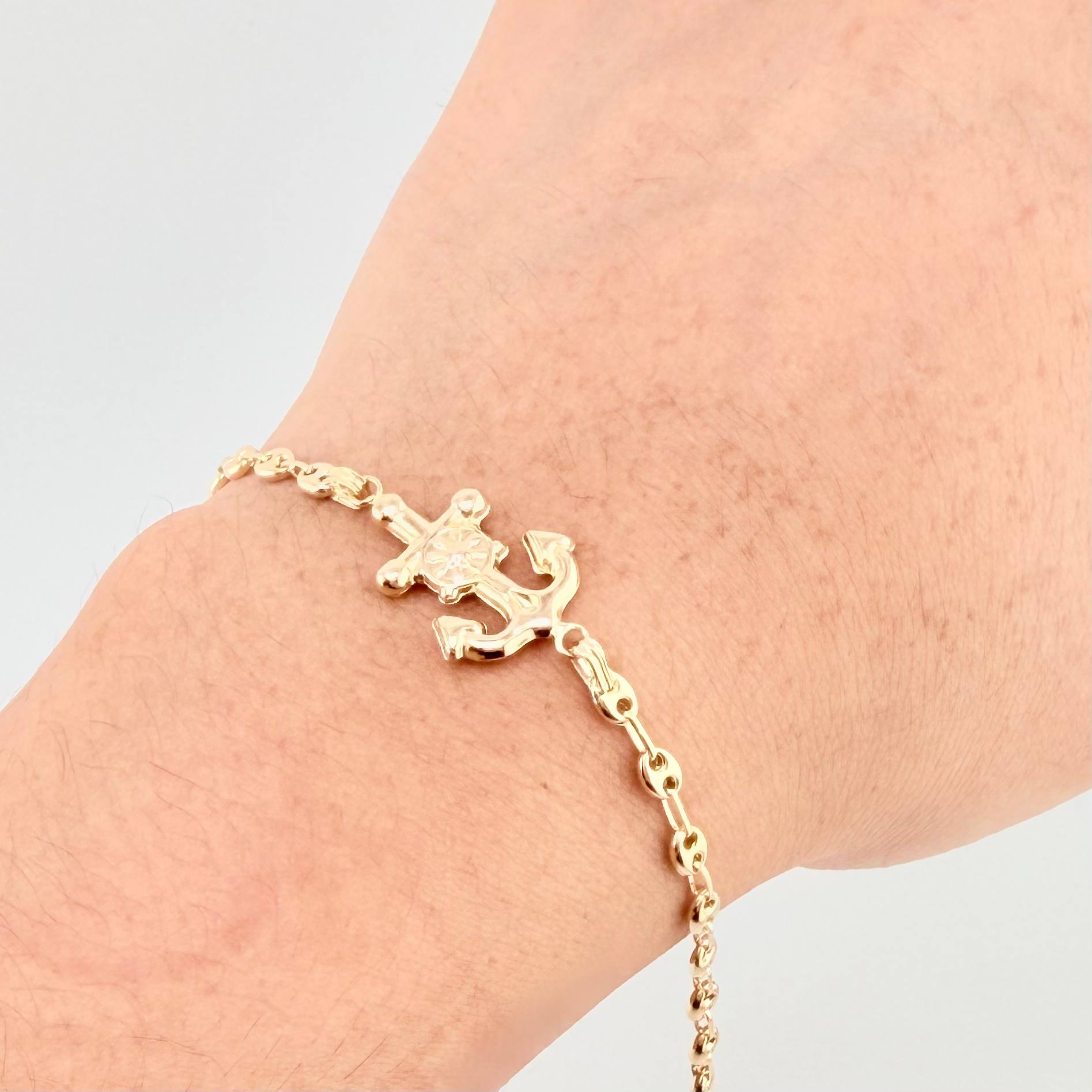 Pulso GC Herraje Ancla 2.65gr / 17cm / 3.2mm Oro Amarillo 18K