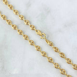 Cadena GC 10.25gr / 67cm / 4.5mm Lisa Oro Amarillo 18K