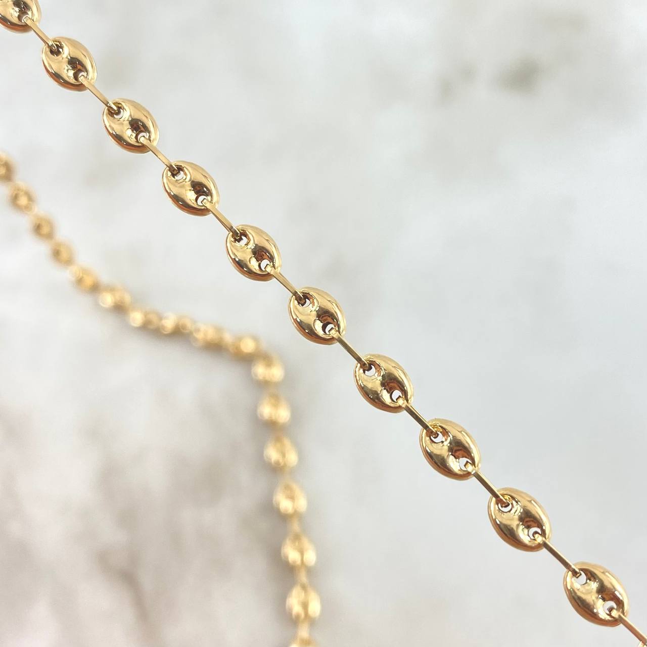 Cadena GC 4.45gr / 40cm / 3.7mm Lisa Oro Amarillo 18K