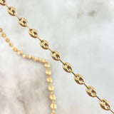 Cadena GC 4.45gr / 40cm / 3.7mm Lisa Oro Amarillo 18K