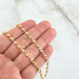 Cadena GC 8.5gr / 65cm / 3.7mm Lisa Oro Amarillo 18K *