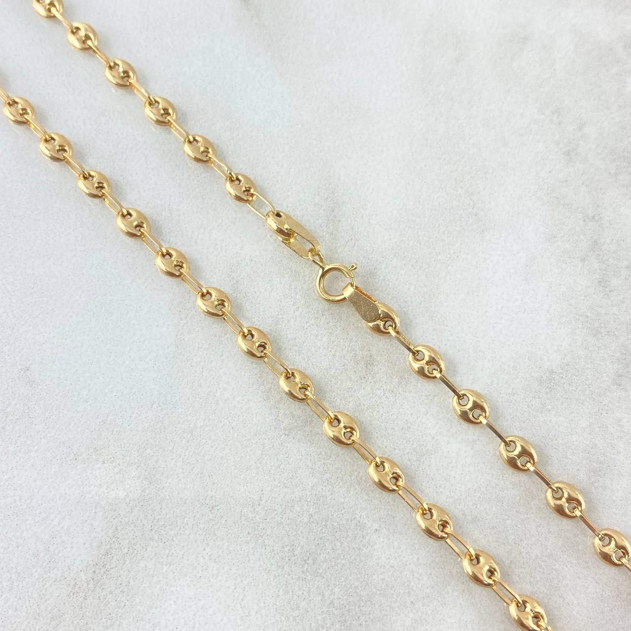 Cadena GC 7gr / 60cm / 3.2mm Lisa Oro Amarillo 18K *