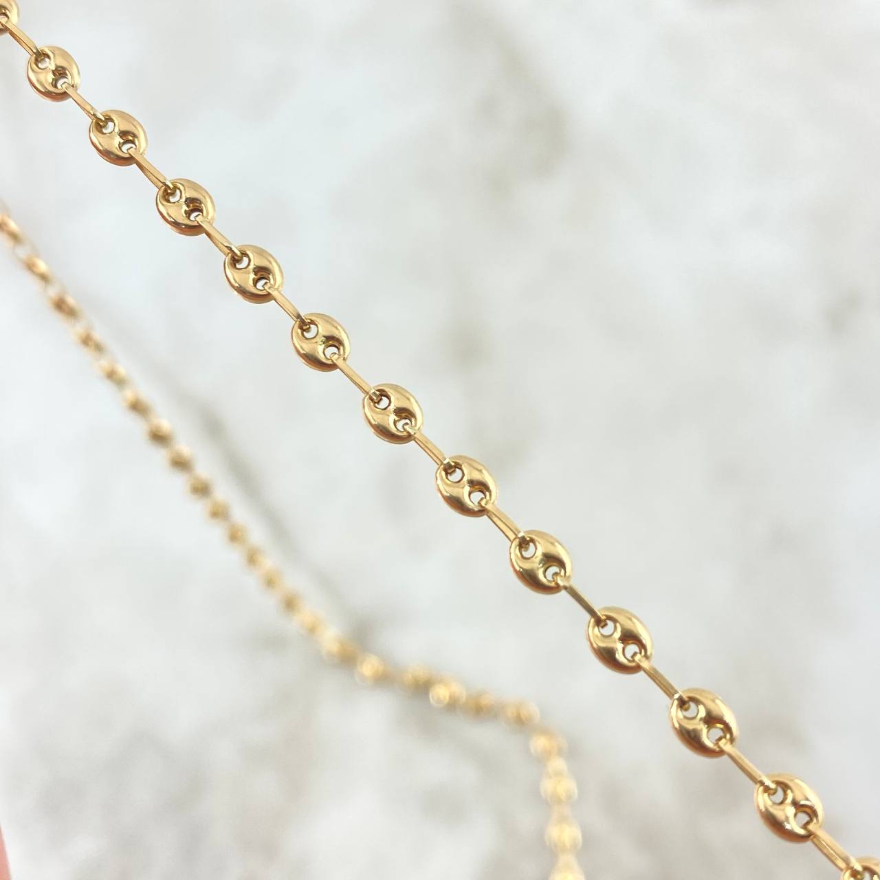 Cadena GC 7.1gr / 60cm / 3.2mm Lisa Oro Amarillo 18K
