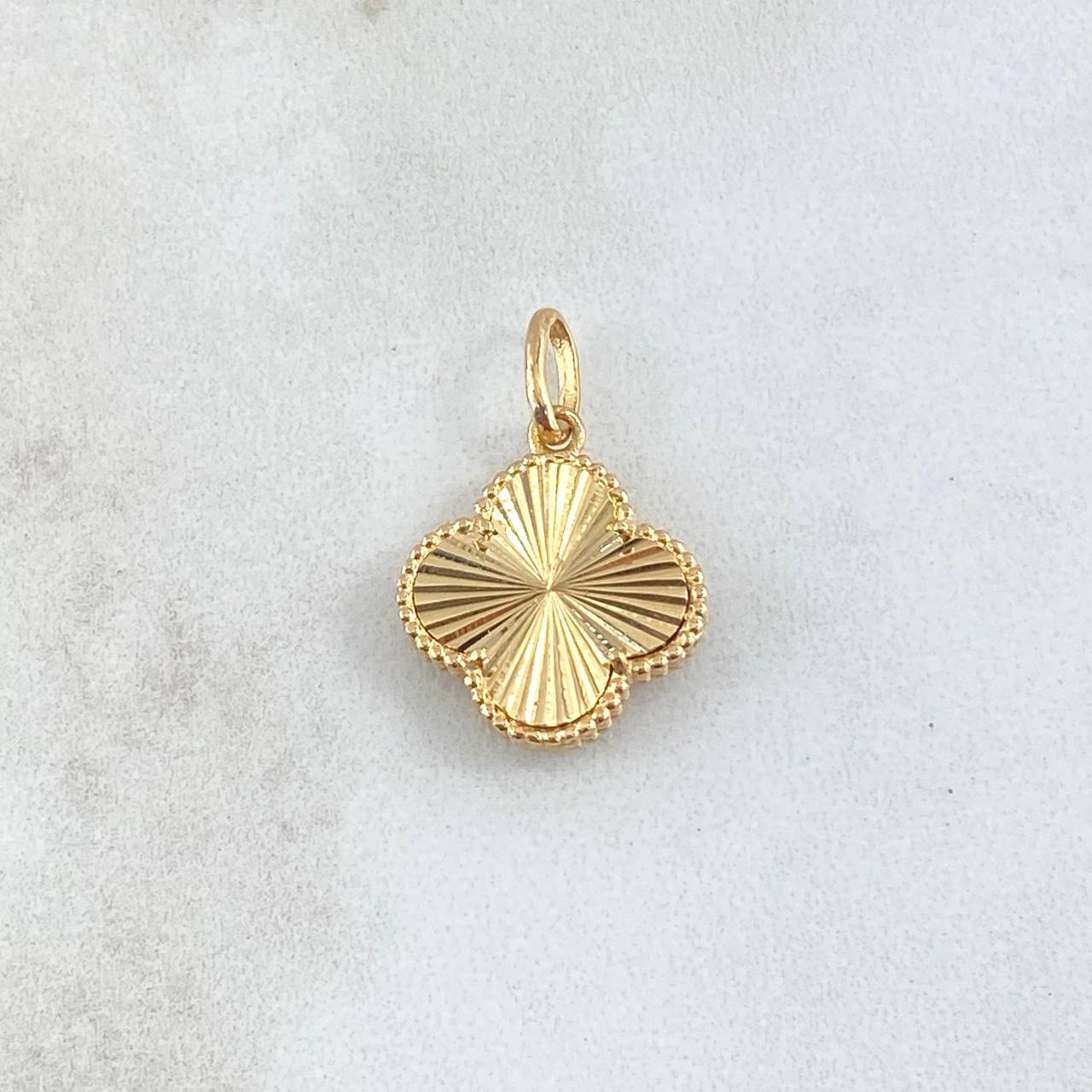 Dije Trebol 2.05gr / 2cm / Nac.Esp. Oro 18K ©